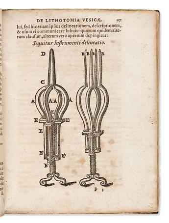 Fabry, Wilhelm (1560-1634) & Marie Colinet (circa 1560-1640) Lithotomia Vesicae.